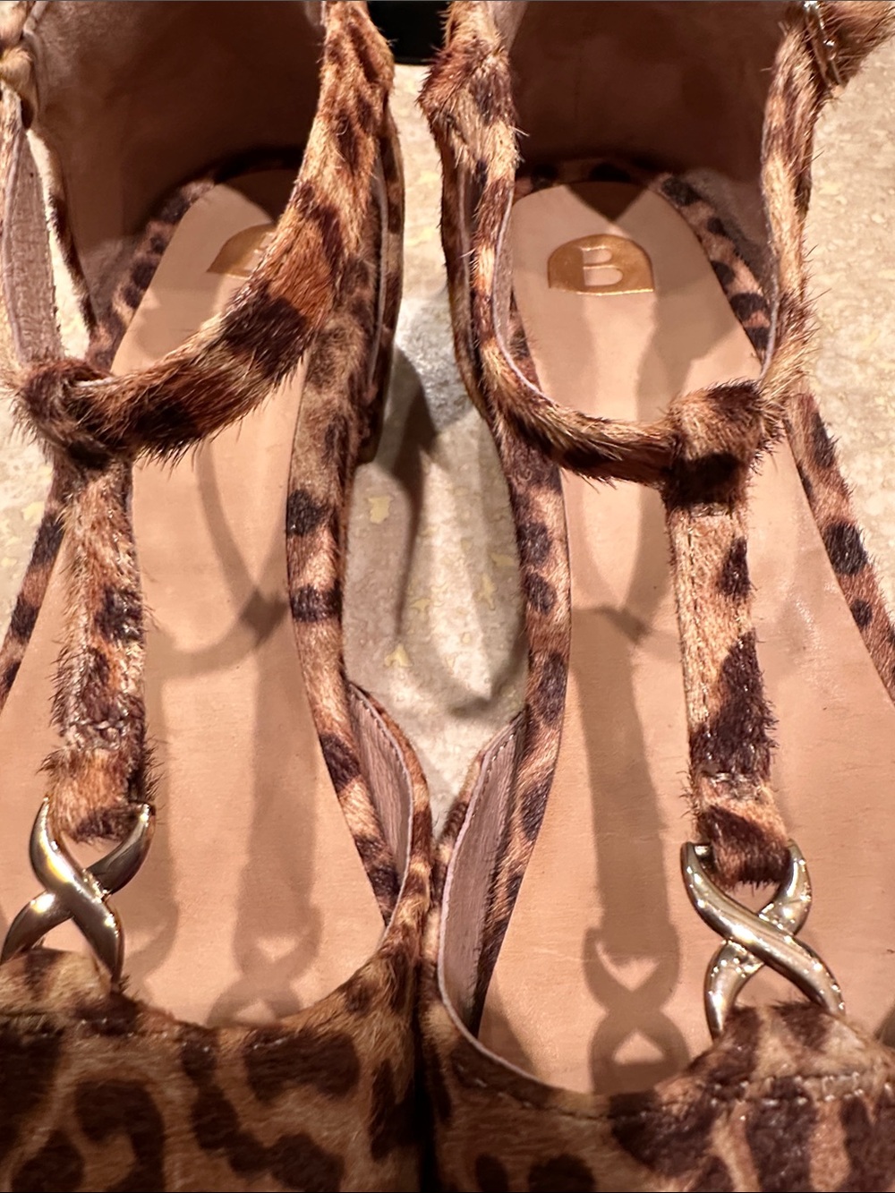 Bared Footwear Leopard-Print Pointed Slingback Flats in Brown - Picture 10 of 13